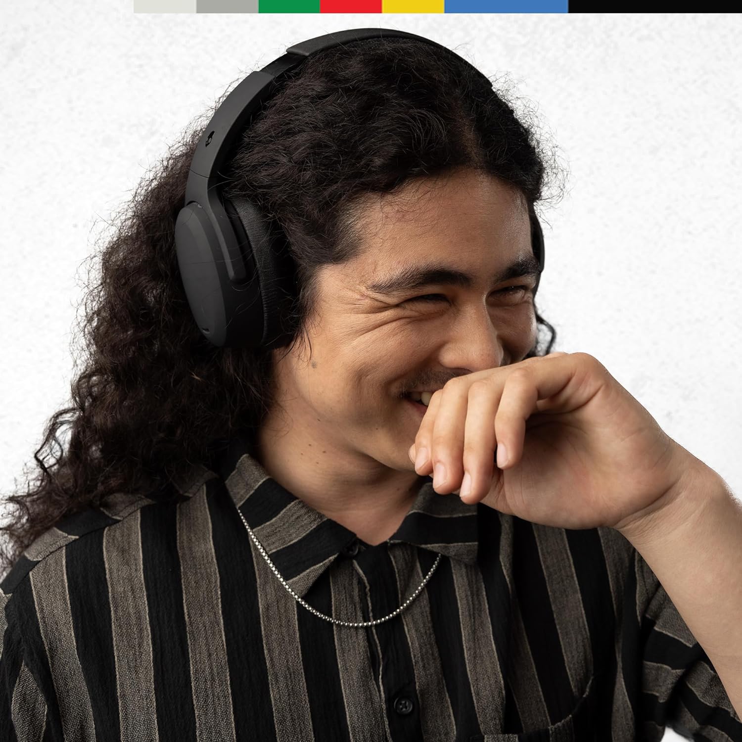 Skullcandy Crusher ANC 2 Over-Ear Noise Canceling Wireless Headphones with Sensory Bass and Charging Cable, 50 Hr Battery, Skull-iQ, Alexa Enabled, Microphone, Works with Bluetooth Devices - Black - Image 5