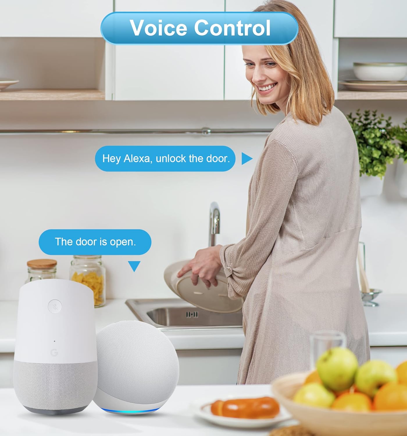 Veise G2 Gateway, Smart Lock WiFi Gateway, Paired with Smart Door Lock to Realize APP Remote Control, Compatible with DD Lock APP and TT Lock APP - Image 4